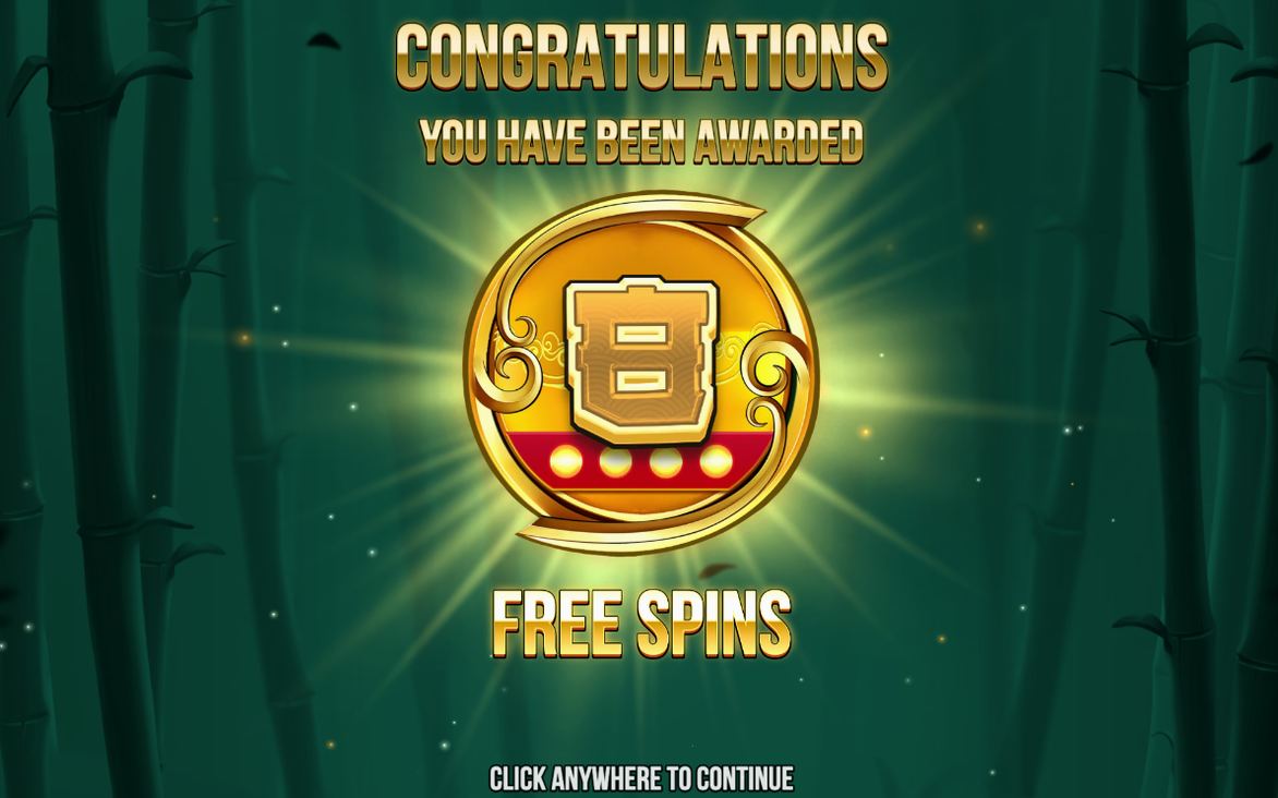 Free Games Feature med mätaren till höger