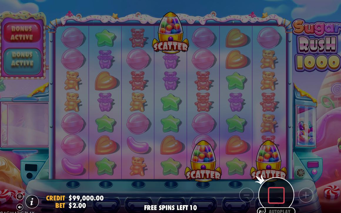 Free Spins efter retrigger, med fler snurrar på samma bord